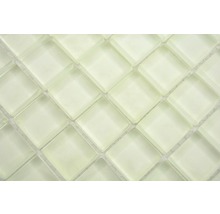 Mosaik glas XCM 8SE09 vit 30 x 30 cm