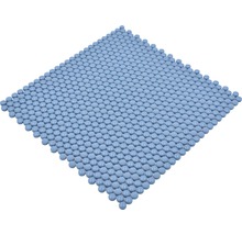 Mosaikplatta med runda stenar