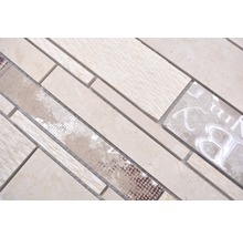 Mosaikplatta av olika material