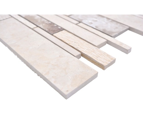 Mosaikplatta av stengods i strimform