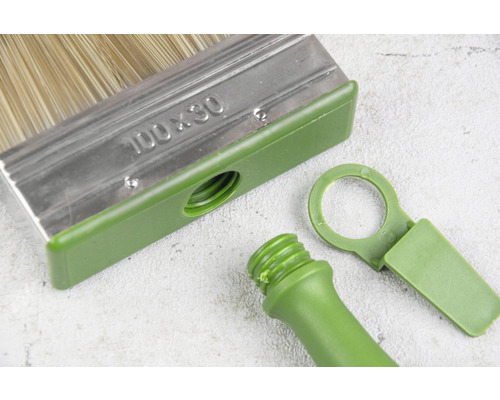 Fasadpensel med plasthandtag och upphängningshål, 100 x 30 millimeter