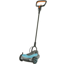 Gardena batteridriven grässax med handtag för exakta gräsmattor
