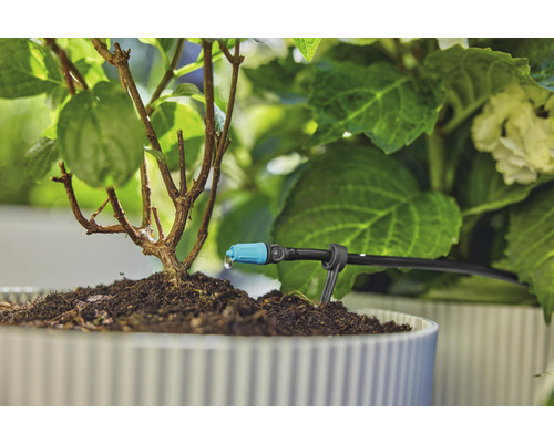 Droppbevattningssystem för växter i krukor