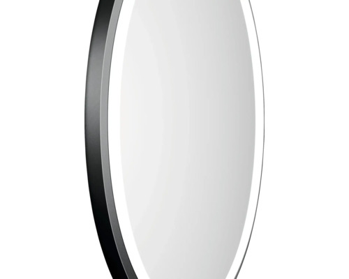 Oval spegel med integrerad belysning