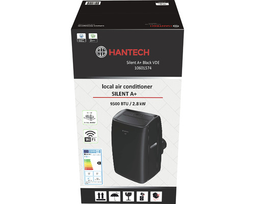 Hantech luftkonditionering Silent A+ Svart VDE i förpackning