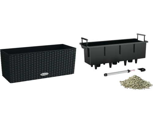 Lechuza balkonglåda med bevattningssystem och tillbehör