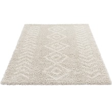 Beige matta med mönster
