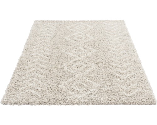 Beige matta med mönster