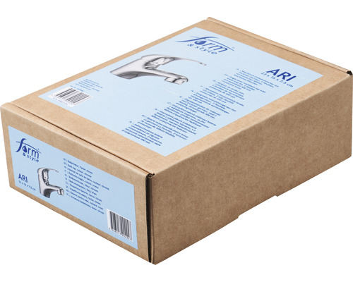 Förpackningskartong för tvättställsblandare Form and Style ARI