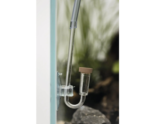 Akvarium CO2-diffusor med sugkopp