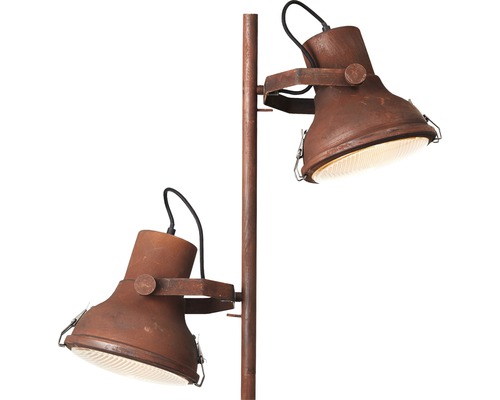 Golvlampa med två spotlights