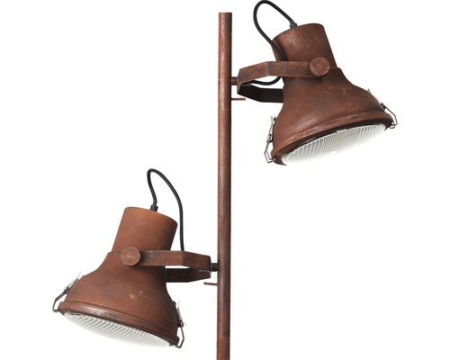 Golvlampa med två spotlights