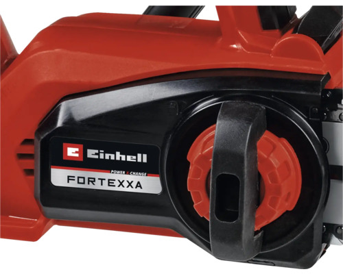 Detaljvy av Einhell Fortexxa motorsåg