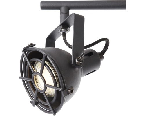 Svart takspotlight med bur