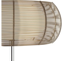 Bordslampa med skärm av metalltråd