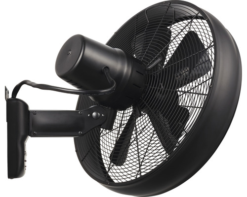 Väggmonterad fläkt för luftcirkulation