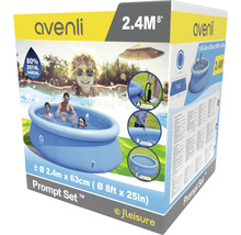 Pool Quick Up Fast Set Ø240x63cm 2074L utan tillbehör blå
