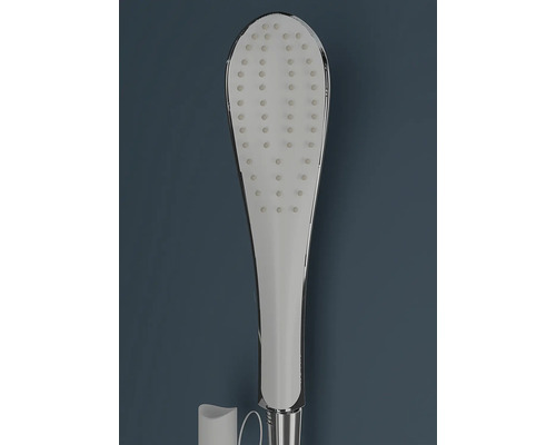 Handdusch av plast och metall