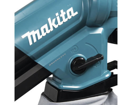 Makita logotyp på en fläkt med borstlös teknik
