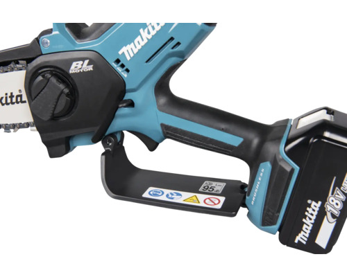 Makita batteridriven motorsåg med borstlös motor och 18 volts batteri