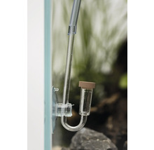 Akvarium CO2-diffusor med sugkopp för fastsättning på akvarieglaset
