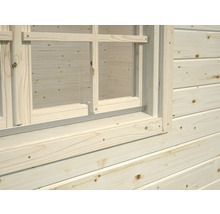 Attefallshus PALMAKO Helena inkl. golv, fönster, entrétak 27,0m² (15,1m²) 450x360cm impregnerad-thumb-6