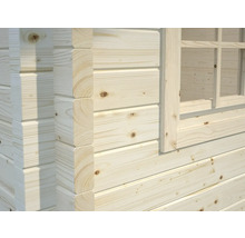 Attefallshus PALMAKO Helena inkl. golv, fönster, entrétak 27,0m² (15,1m²) 450x360cm impregnerad-thumb-7