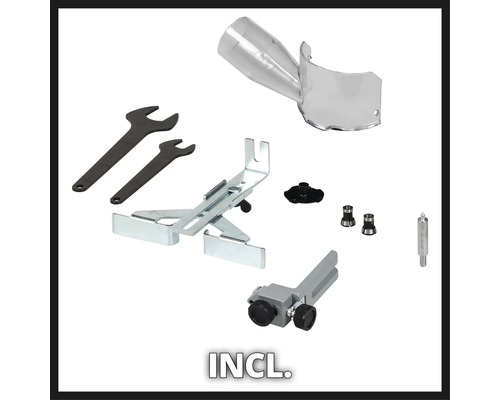 Tillbehörssats med skiftnycklar, verktygshållare och verktyg