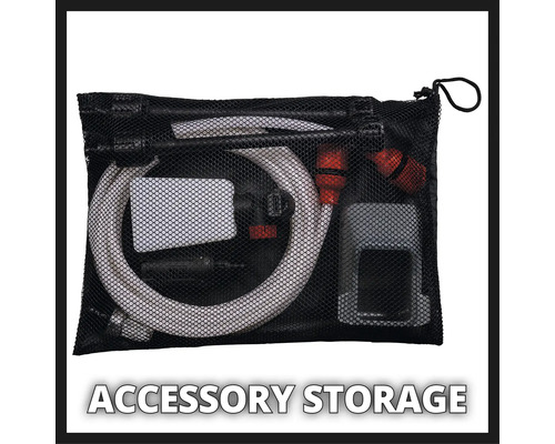 Tillbehörsväska med rengöringsutrustning