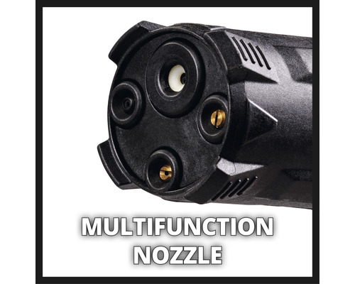 Multifunktionellt munstycke i detalj