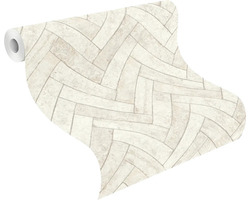 Tapetrulle med tegelmönster