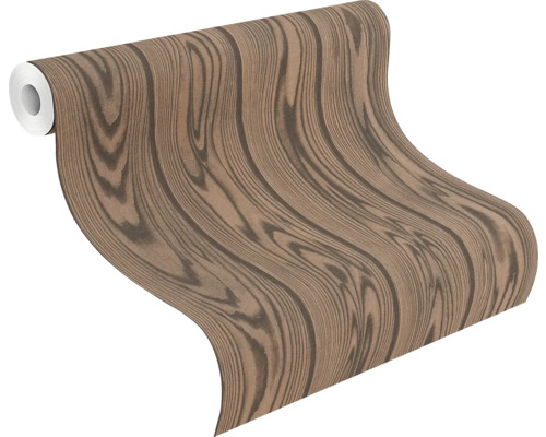 Tapetrulle med träimitation