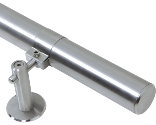 Rostfritt ledstång med fäste