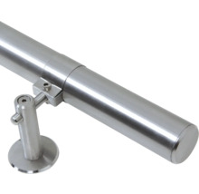 Rostfritt stålräcke med fäste och skruvar