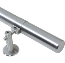 Rostfritt stål handledare med fäste för trappor