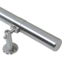 Rostfritt stålräck med fäste för väggmontering