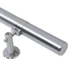 Rostfritt stålstång med fäste