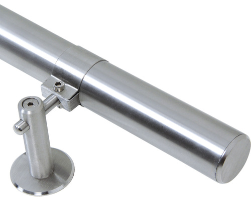 Rostfritt stålstång med fäste