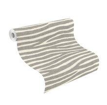 Tapetrulle med zebramönster