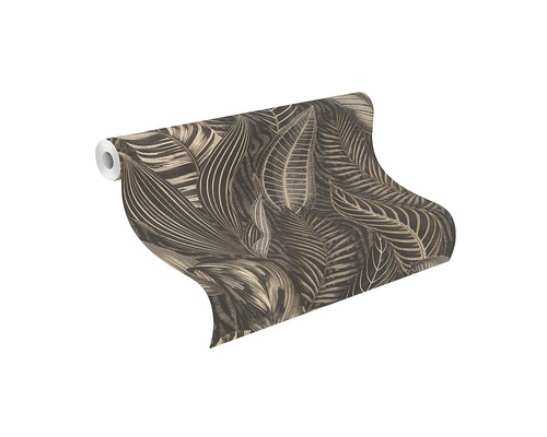 Tapetrulle med bladmönster