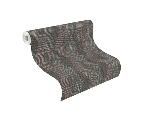 Tapetrulle med geometriskt mönster för väggdekoration