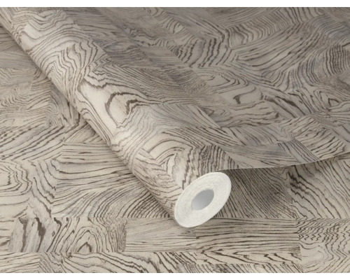 Tapetrulle med trästruktur