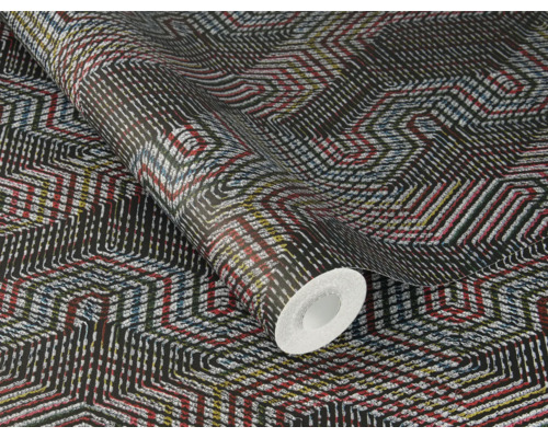 Tapetrulle med geometriskt mönster