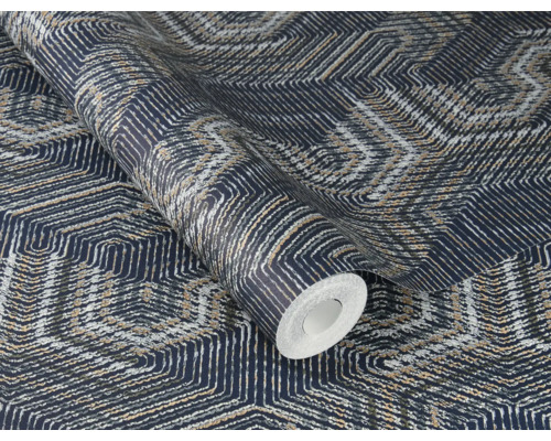 Tapetrulle med grafiskt mönster för väggdekoration