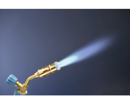 Lödlampa med blå låga