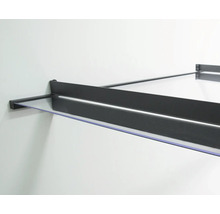 Tak med bärande konstruktion på en vägg