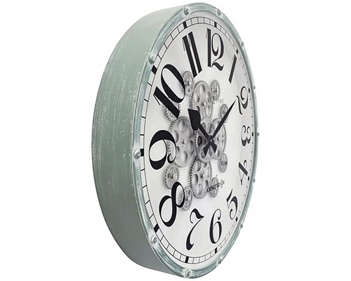 Dekorativ väggklocka med kugghjul