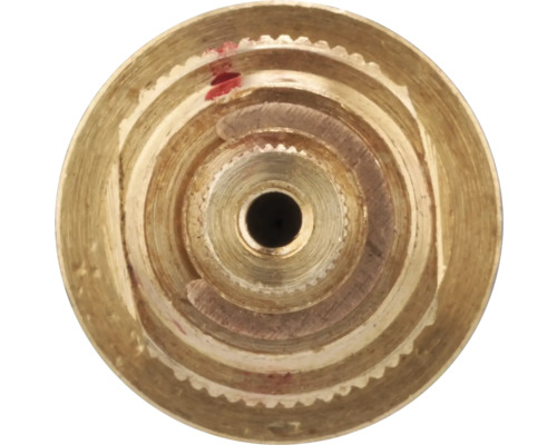 Mässingspatron uppifrån