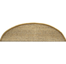 Halvcirkelformad trappmatta i textil