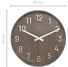 Väggklocka Precious brun Ø 50cm